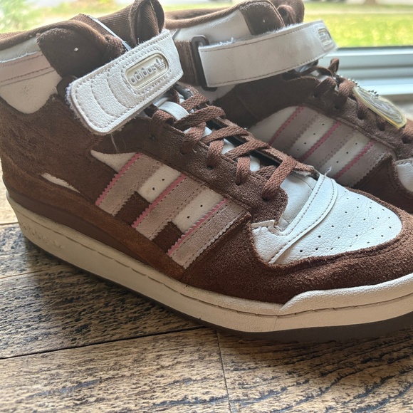Adidas Forum Mid Chocolate To My Strawberry size 8 - Picture 1 of 5